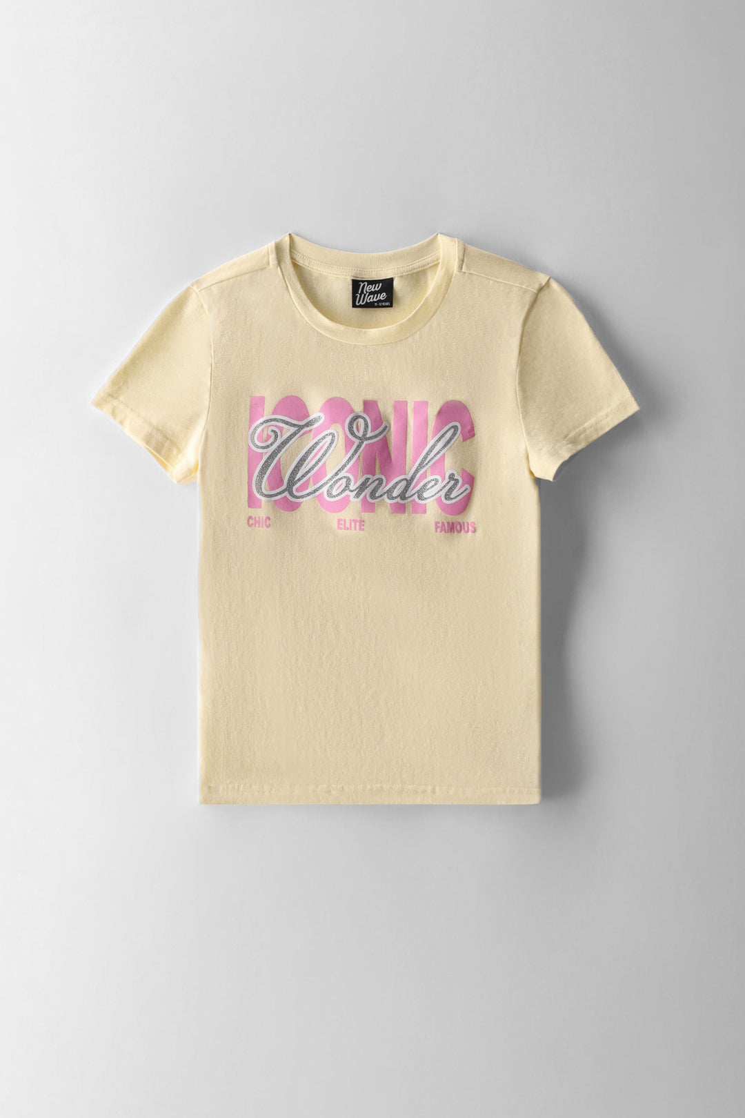 Girls Muse Fitted Tee - Yellow