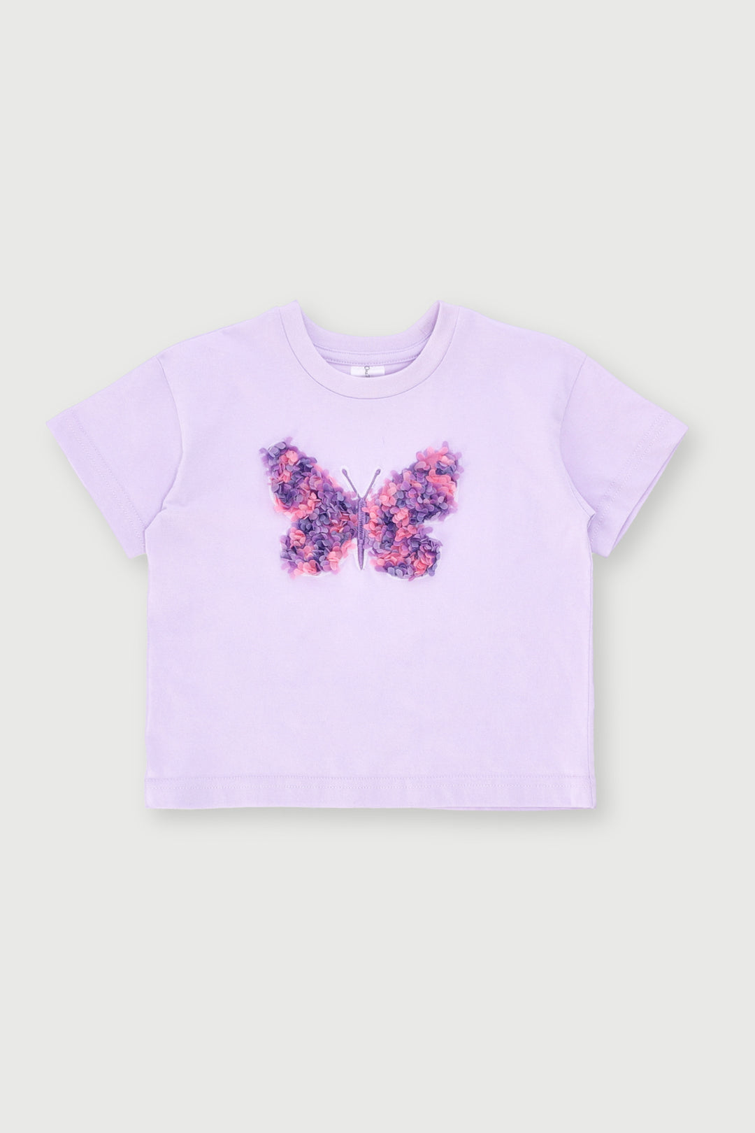 Baby Girls 3D Butterfly Top - Lilac