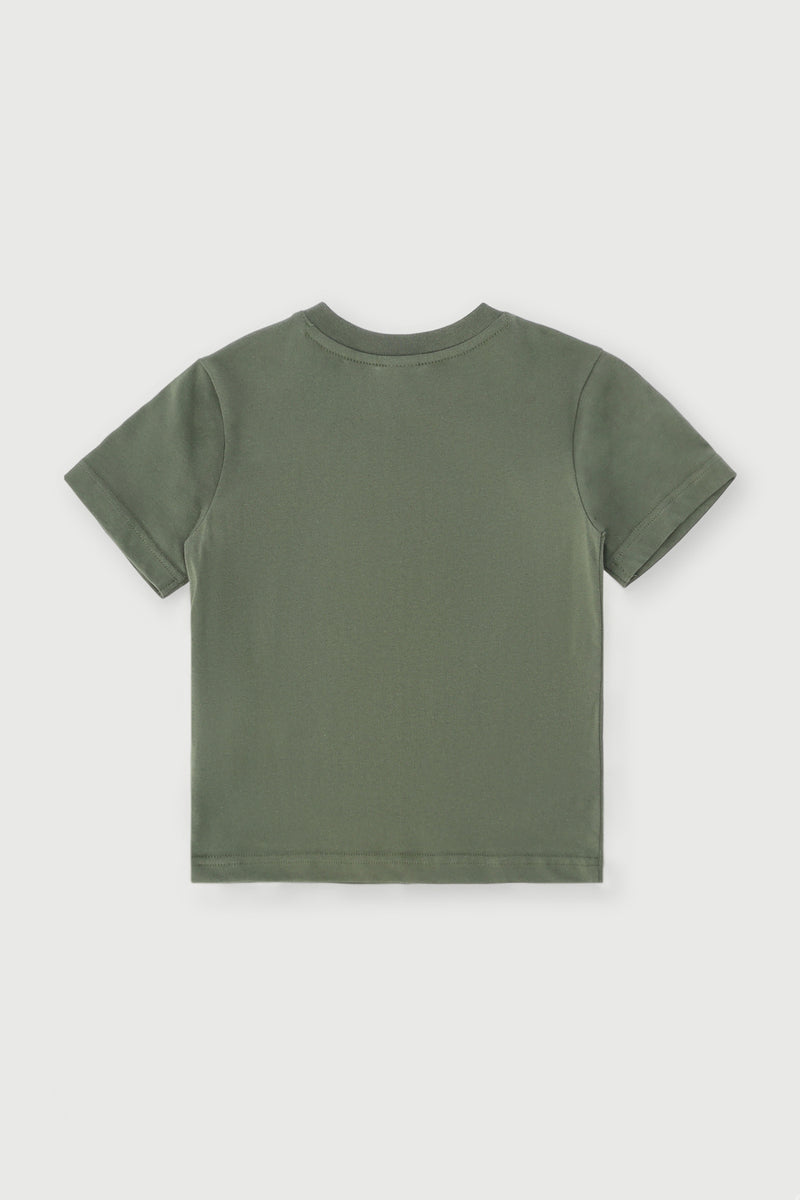 Pre-Boys Photographic Tee - Olive