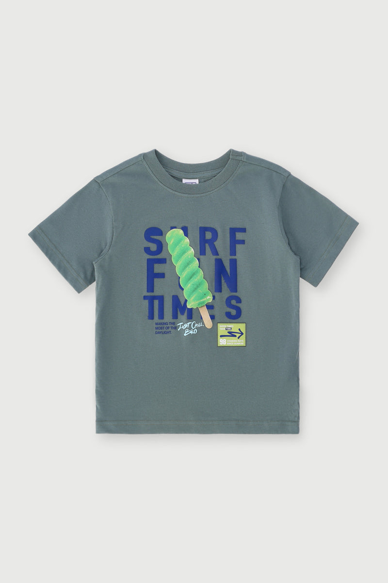 Pre-Boys Ice Lolly Tee - Teal