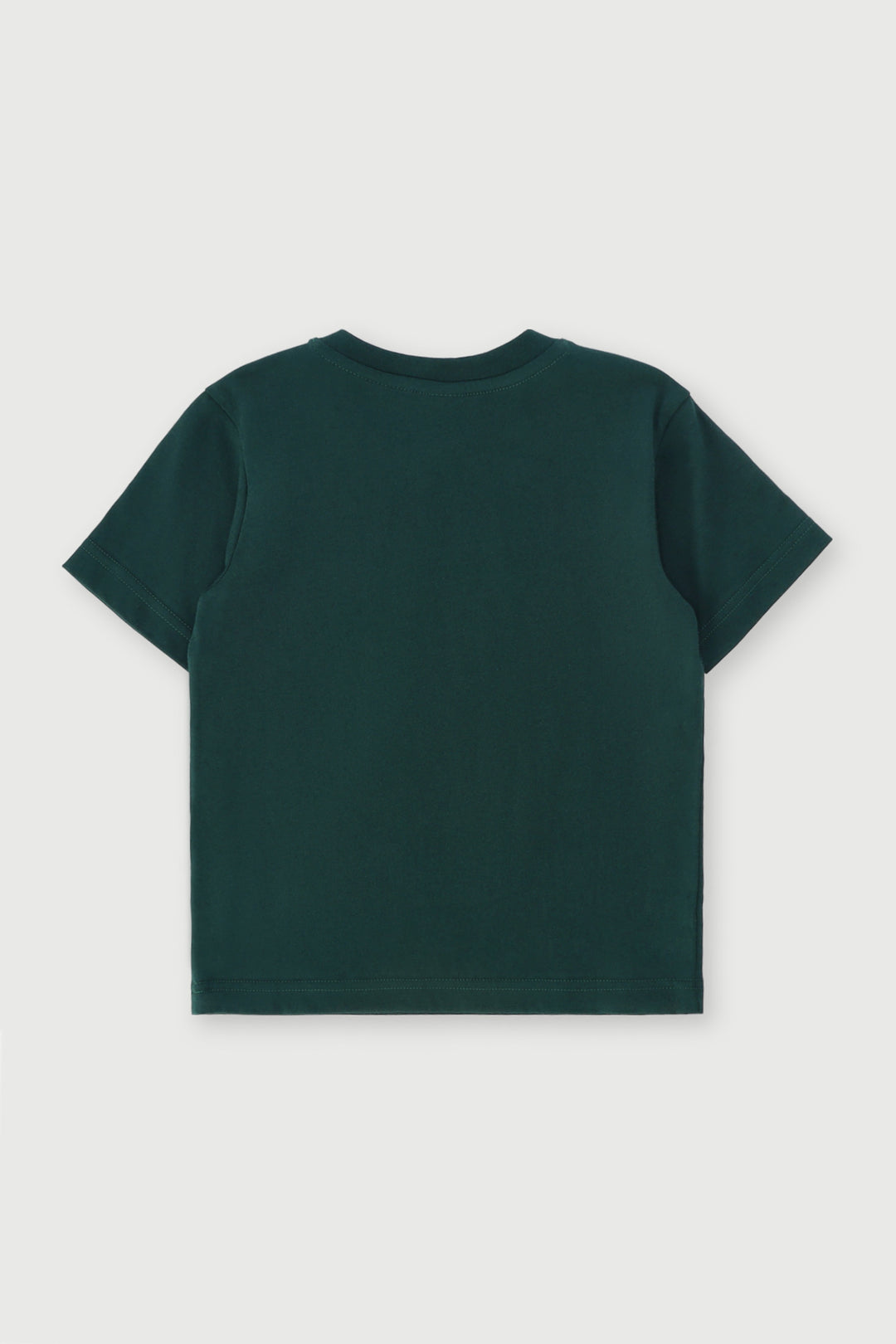 Pre-Boys Short Sleeve Collegial Tee - Dark Green