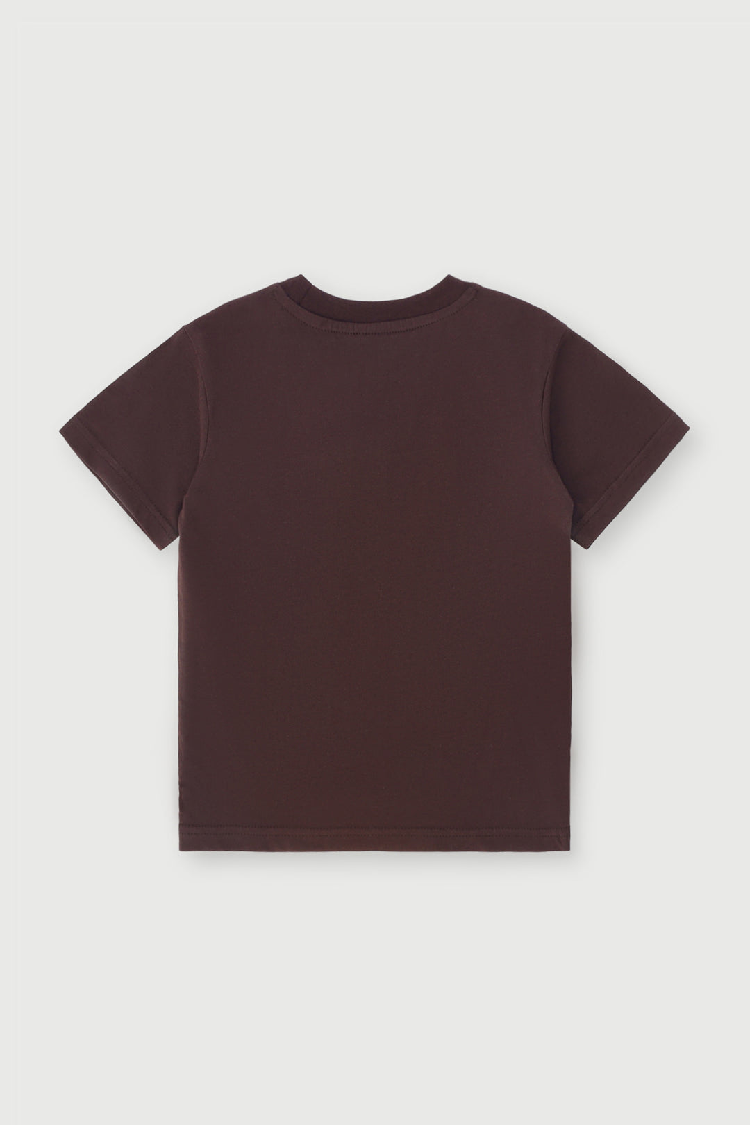 Pre-Boys Short Sleeve Dino Tee - Chocolate Brown