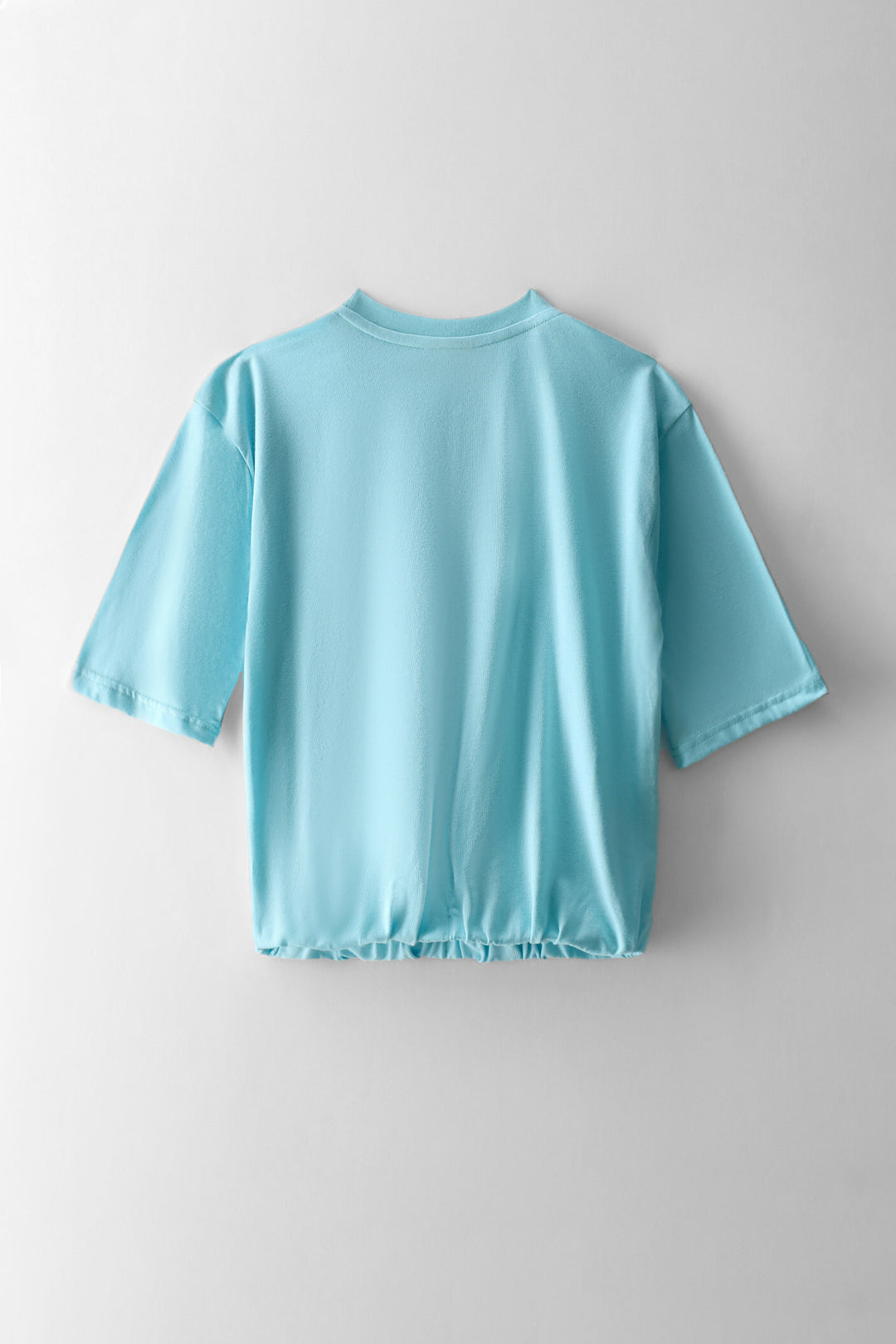 Girls Easy Life Bubble Hem Tee - Blue