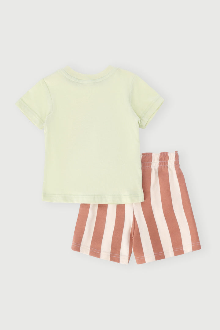 Baby Boys Sun Knit Set - Lime