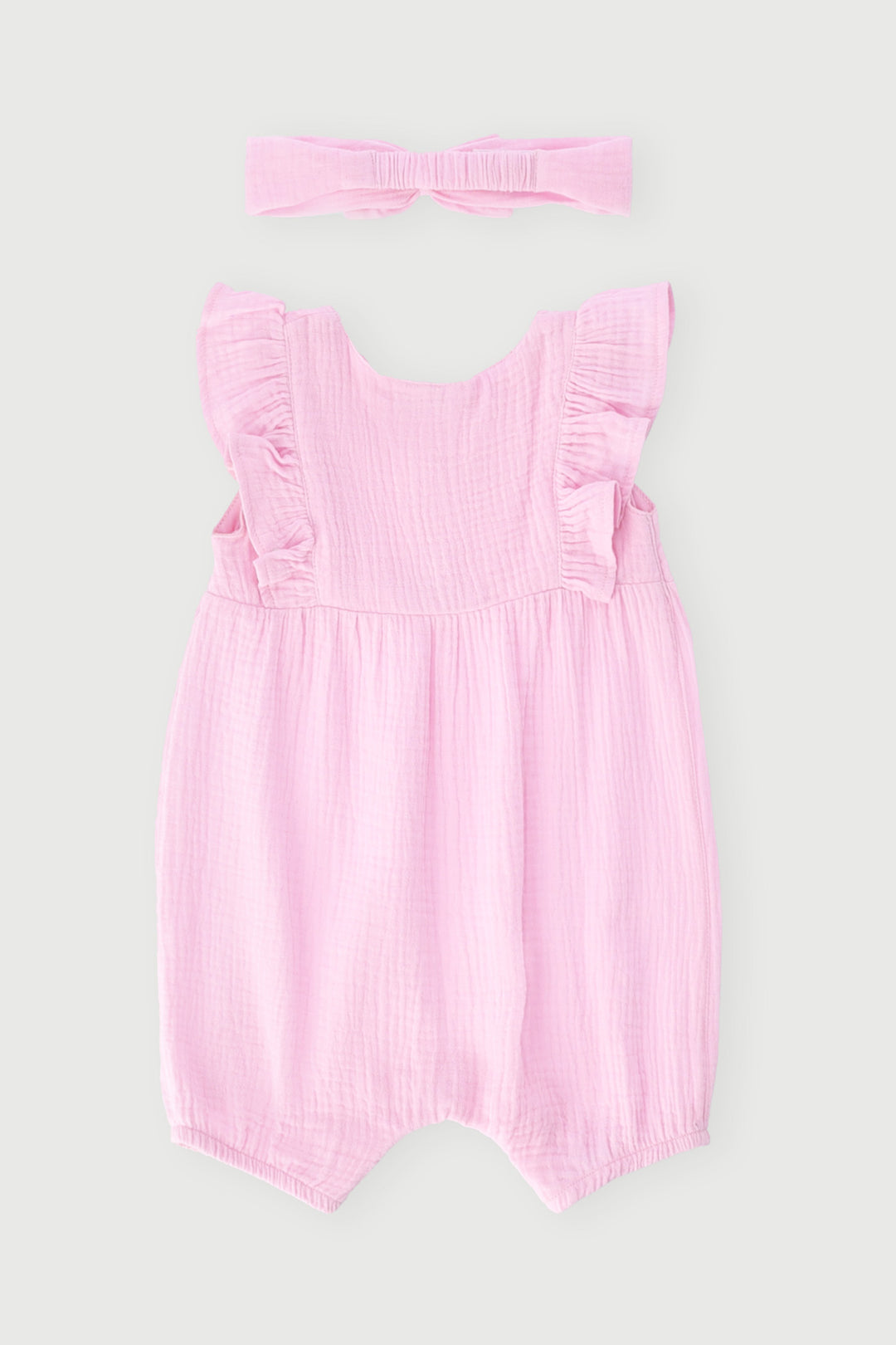 Keedo Baby Girls Fashion Romper - Pastel Pink