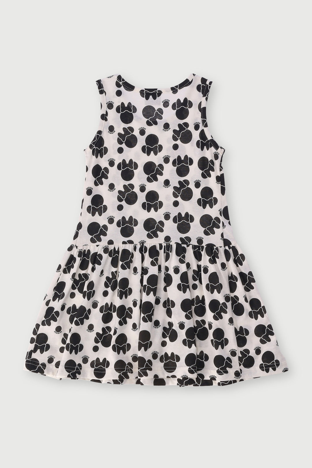 Pre-Girls Print Dress - Cream