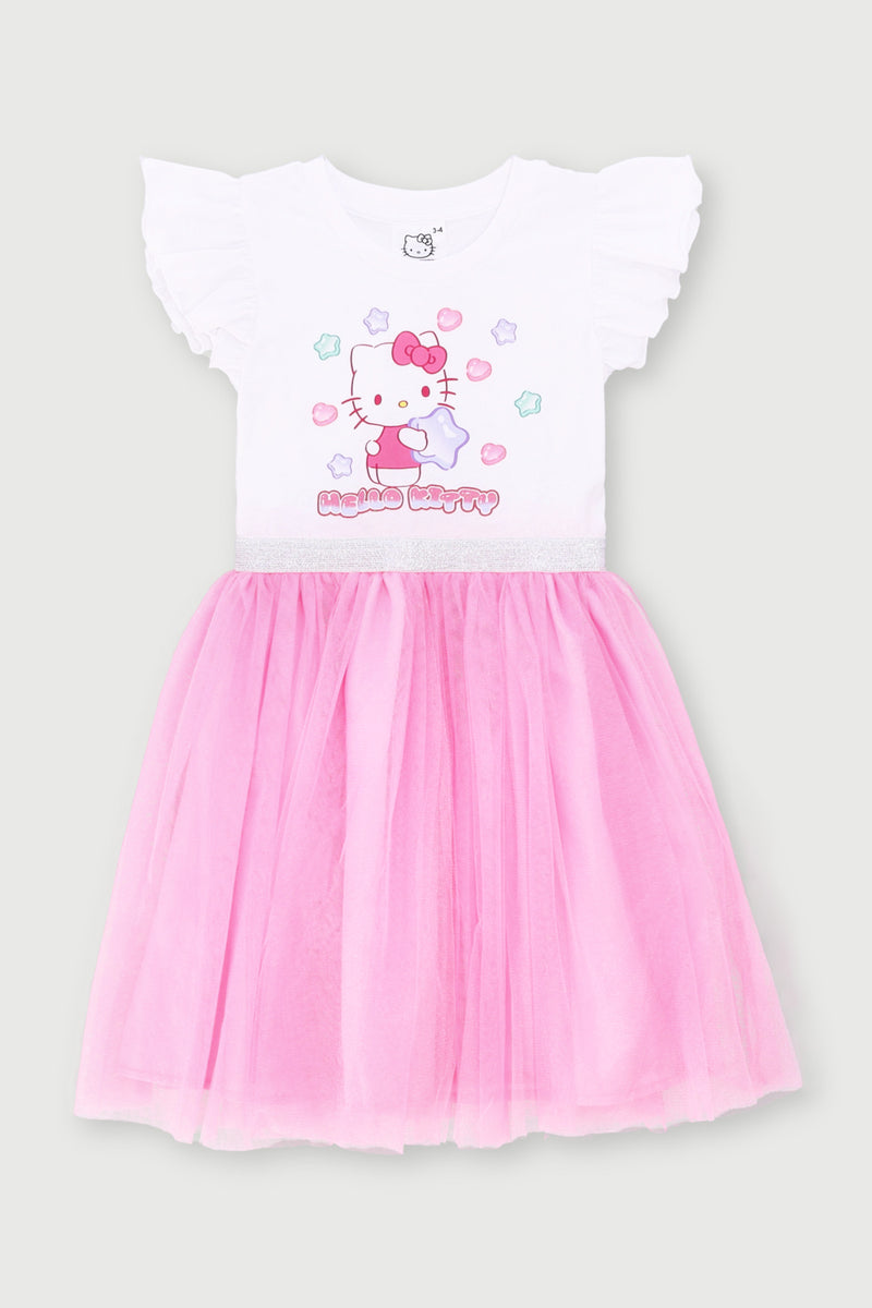 Pre-Girls Hello Kitty Dress - Pink
