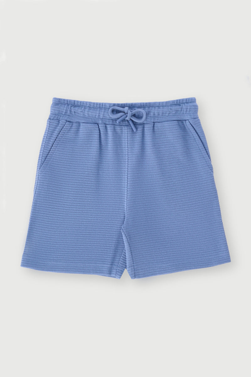 Pre-Boys Ottoman Colourblock Short - Blue