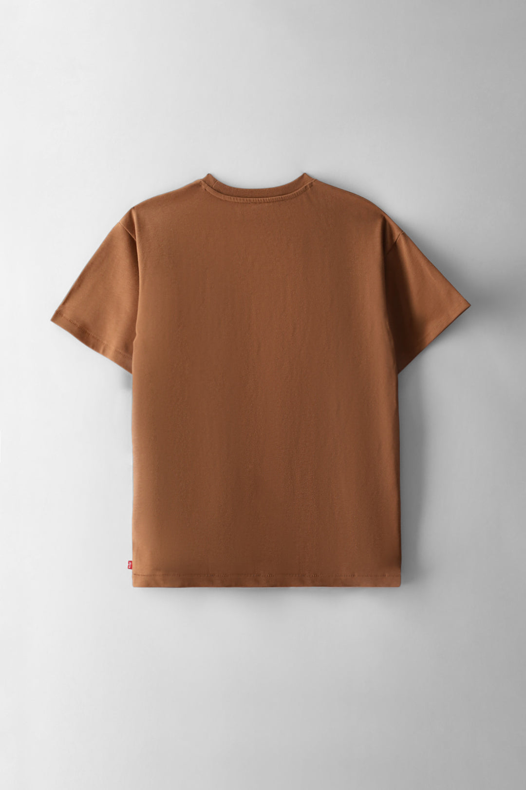 Boys Red Tab Vintage T-Shirt - Brown