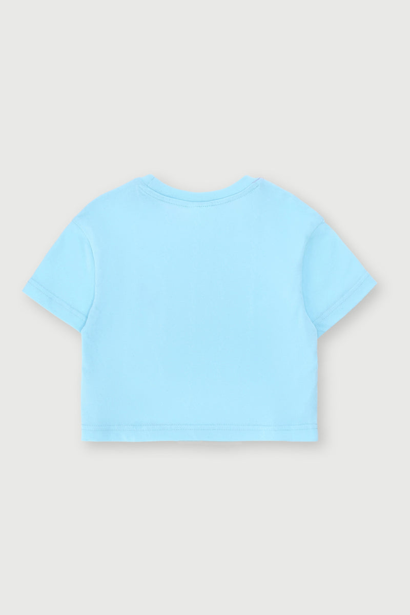 Pre-Girls Hello Kitty Top - Blue