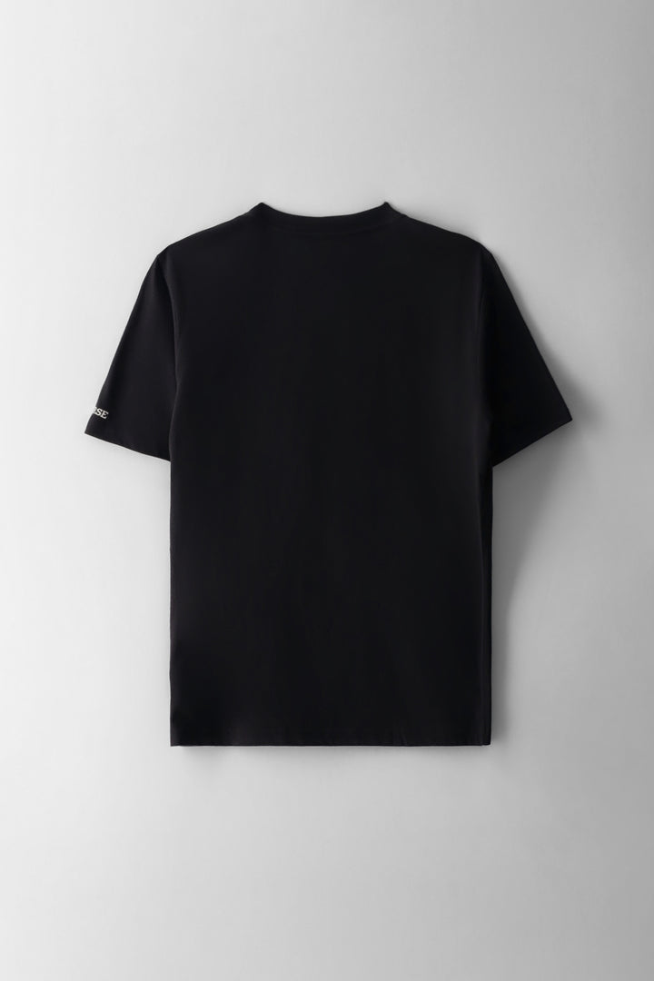 Boys Varcity Double Kicks T-Shirt - Black