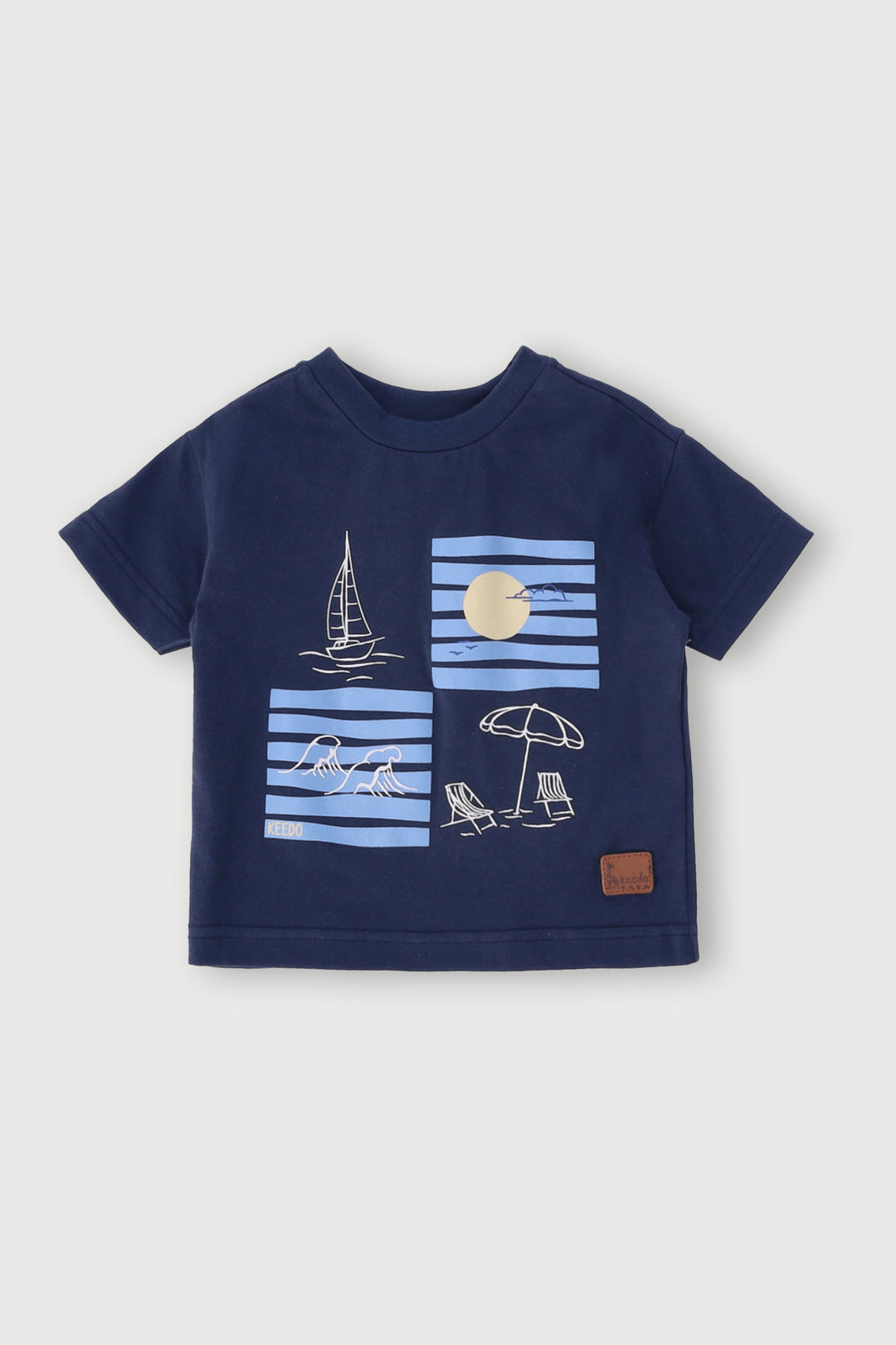 Keedo Baby Boys Sailor Tee - Navy