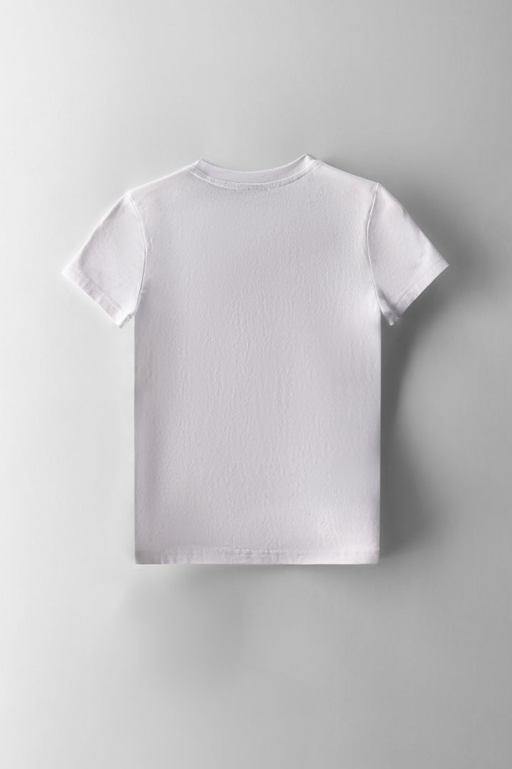 Girls Not Today Fitted Tee - White