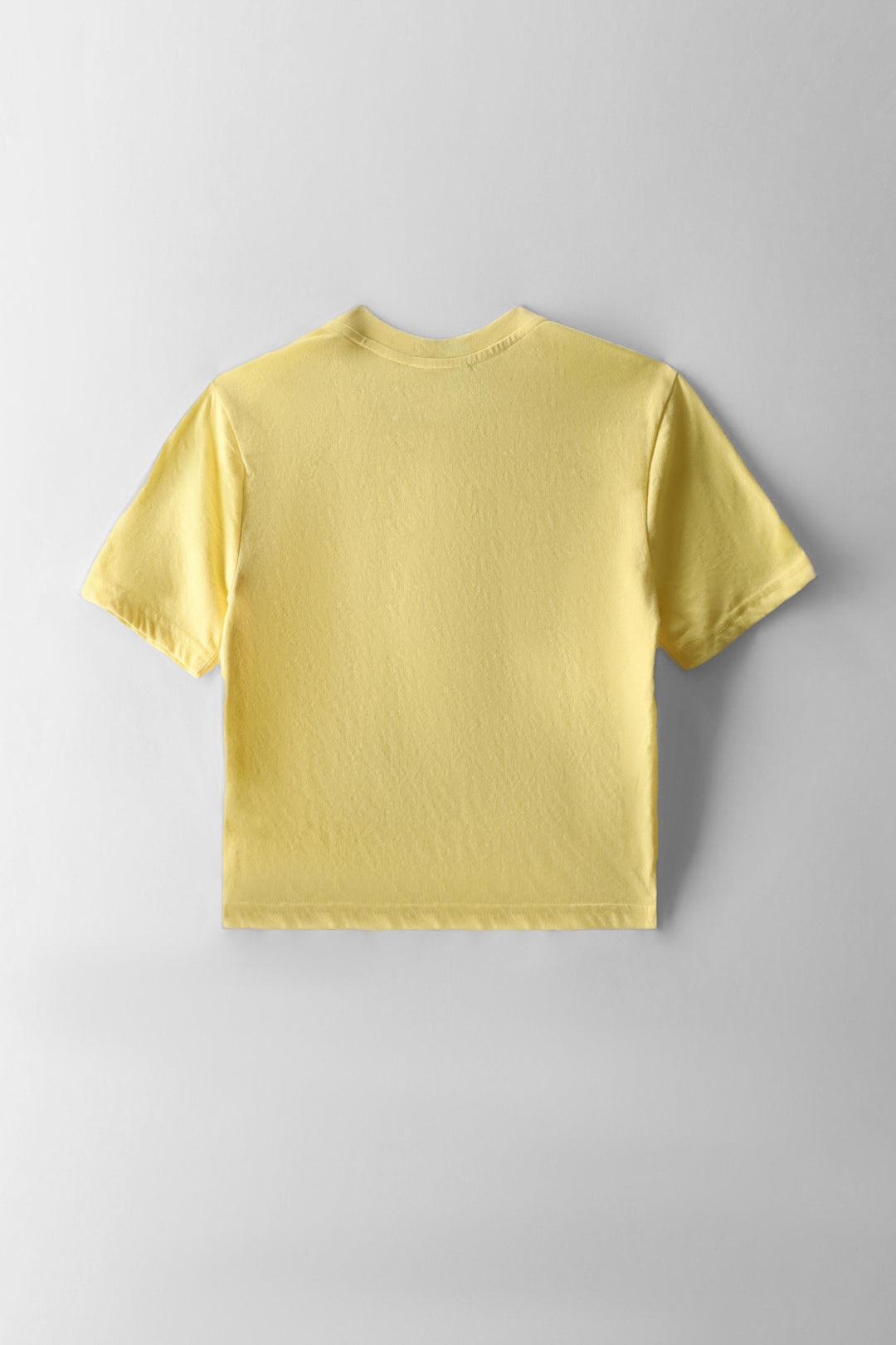 Girls Dramatic Much Boxy Tee - Yellow
