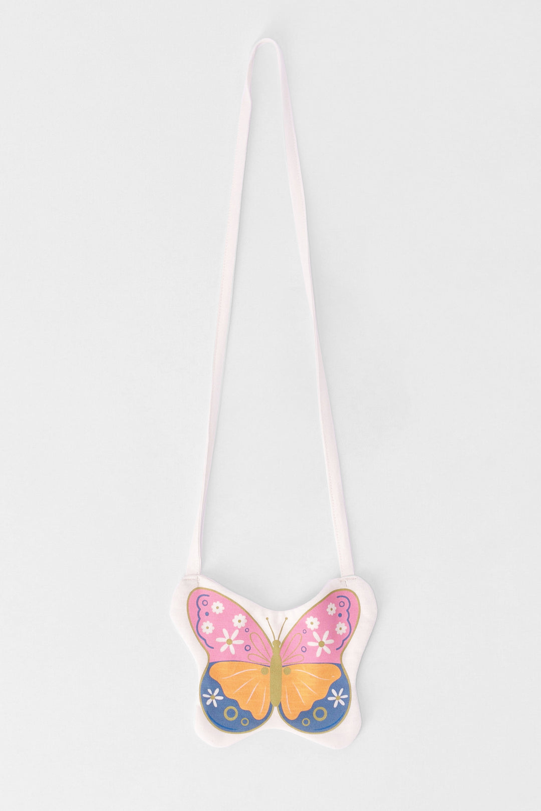 Pre-Girls Butterfly Applique Tee - Cream