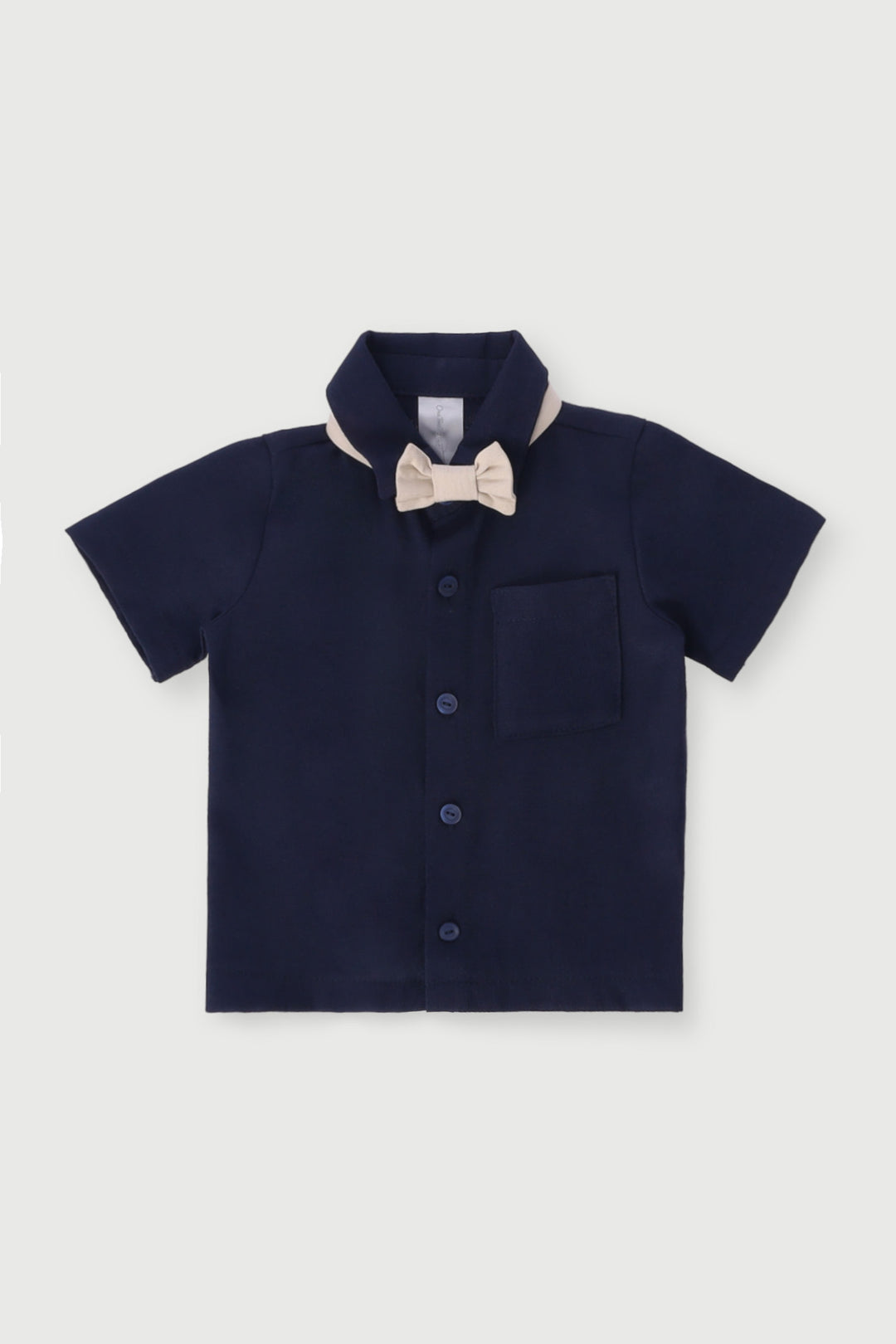 Baby Boys Occasion Shirt - Navy