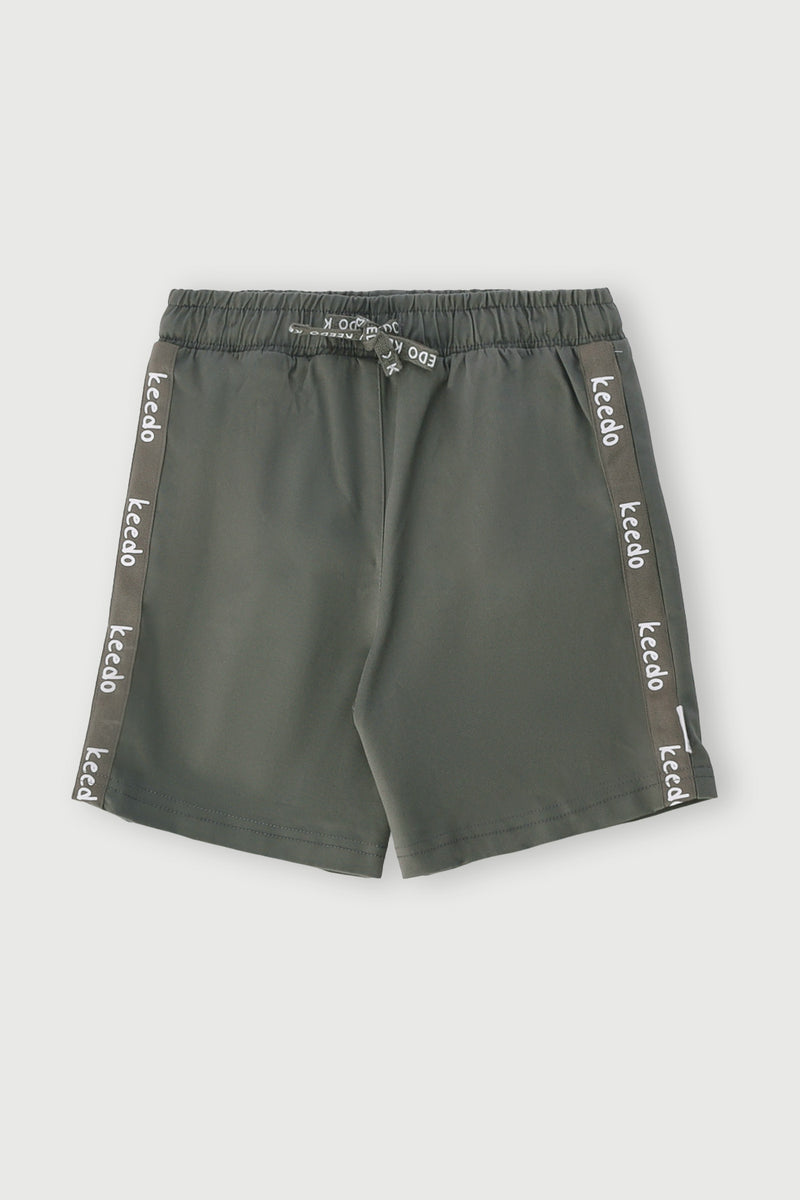 Keedo Boys Basics Tape Short - Green