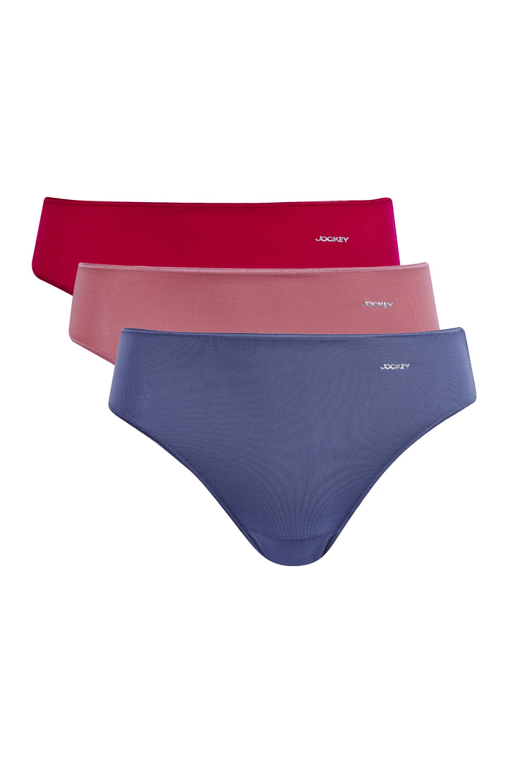 3 Pack Hicut Panties - Pink/Blue