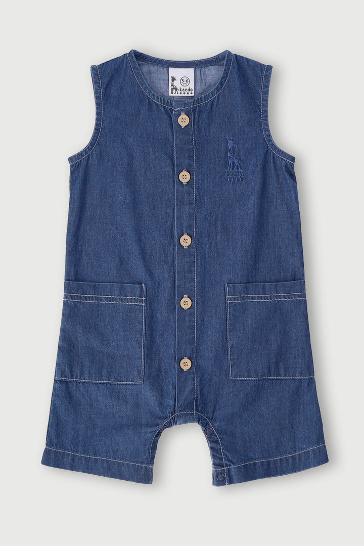 Keedo Baby Boys Romper - Denim