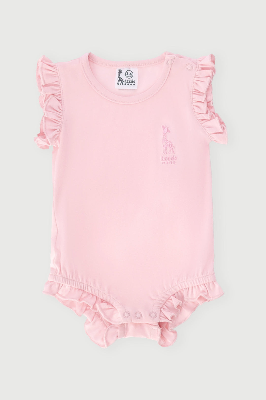 Keedo Baby Girls Sleeveless Romper - Pink