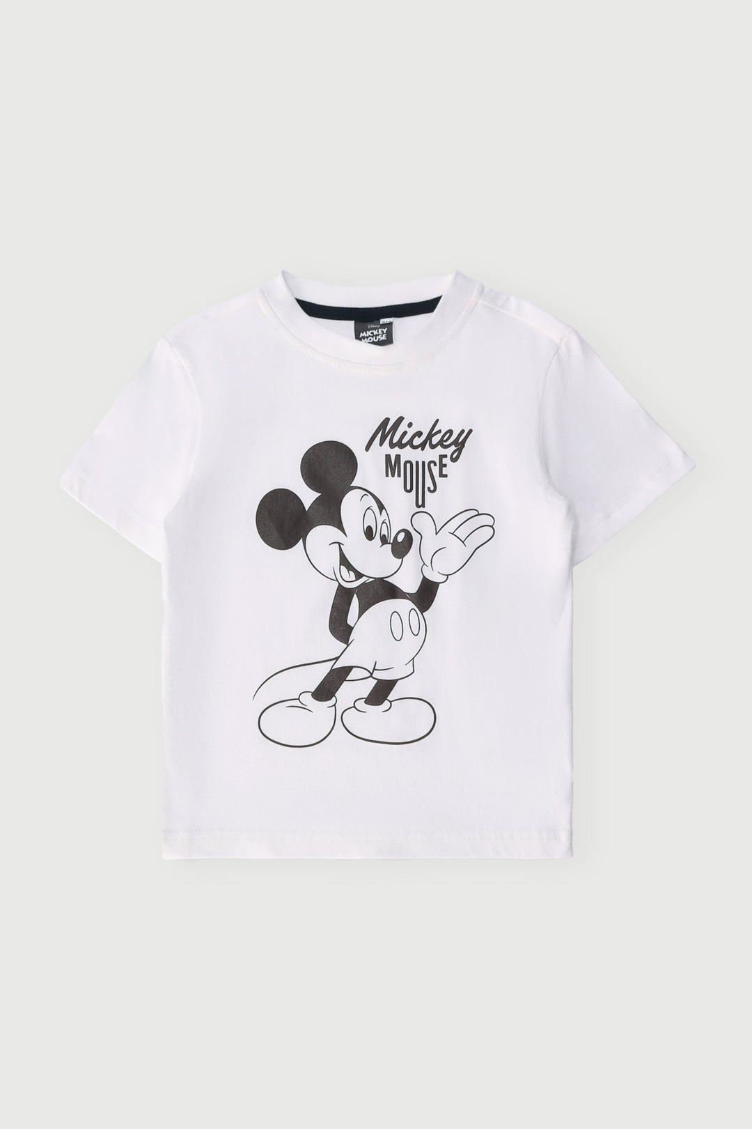 Pre-Boys Short Sleeve Mickey Tee - Cream