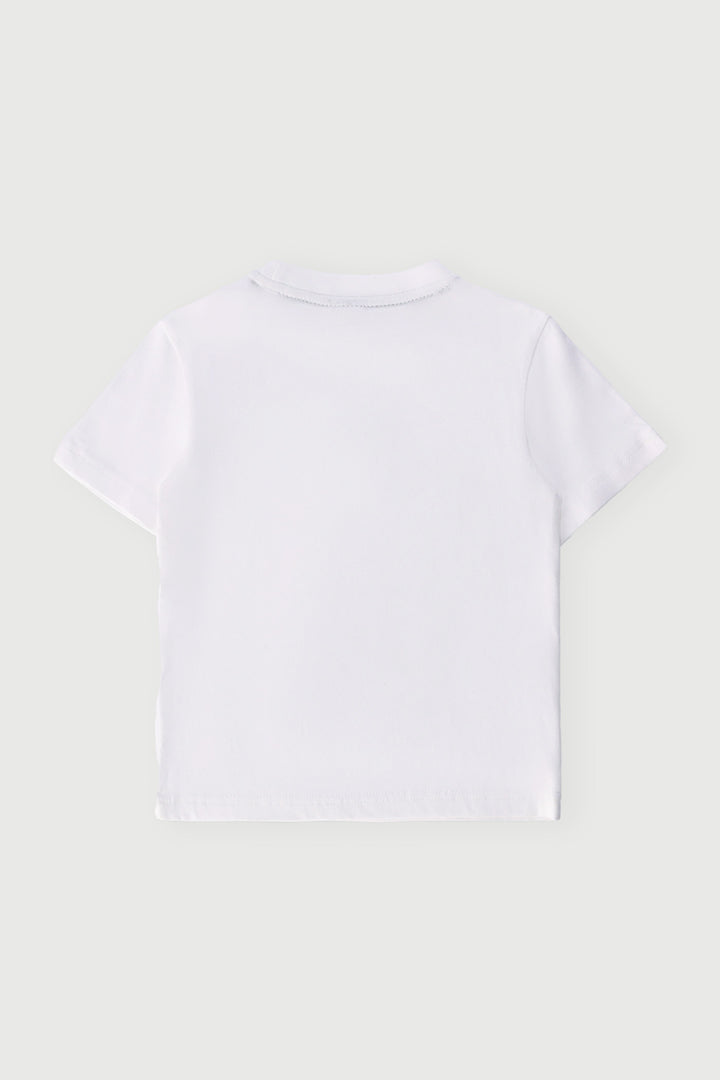 Pre-Boys Short Sleeve Mickey Tee - Cream