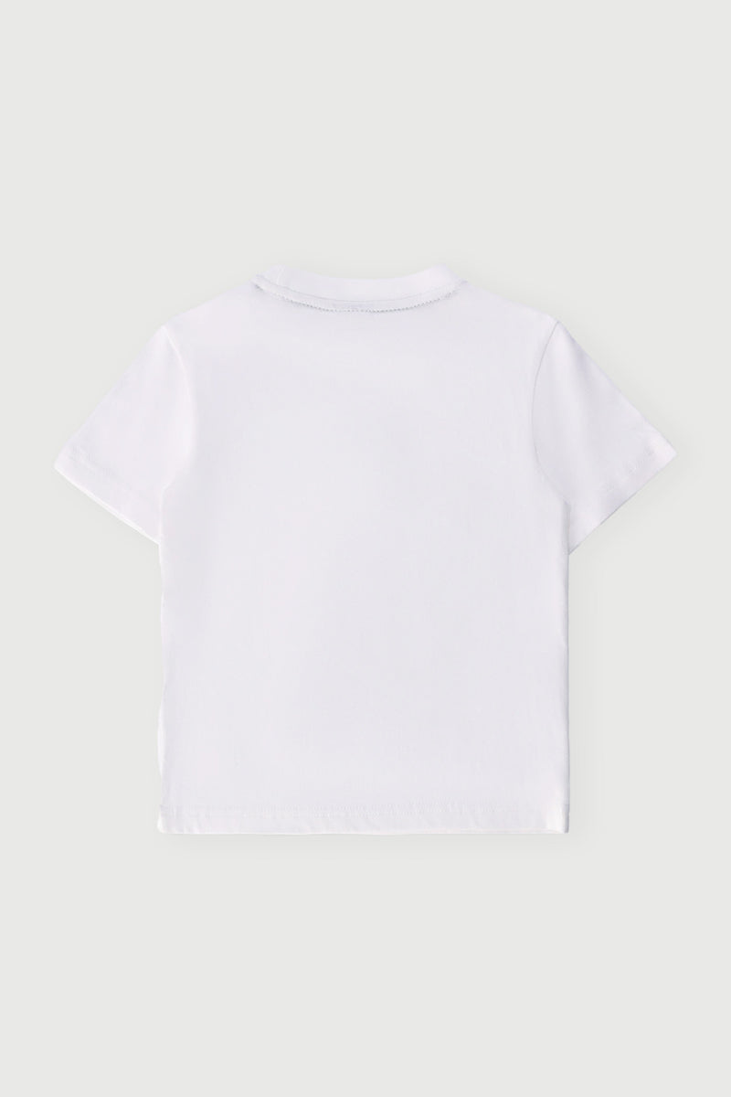Pre-Boys Short Sleeve Mickey Tee - Cream