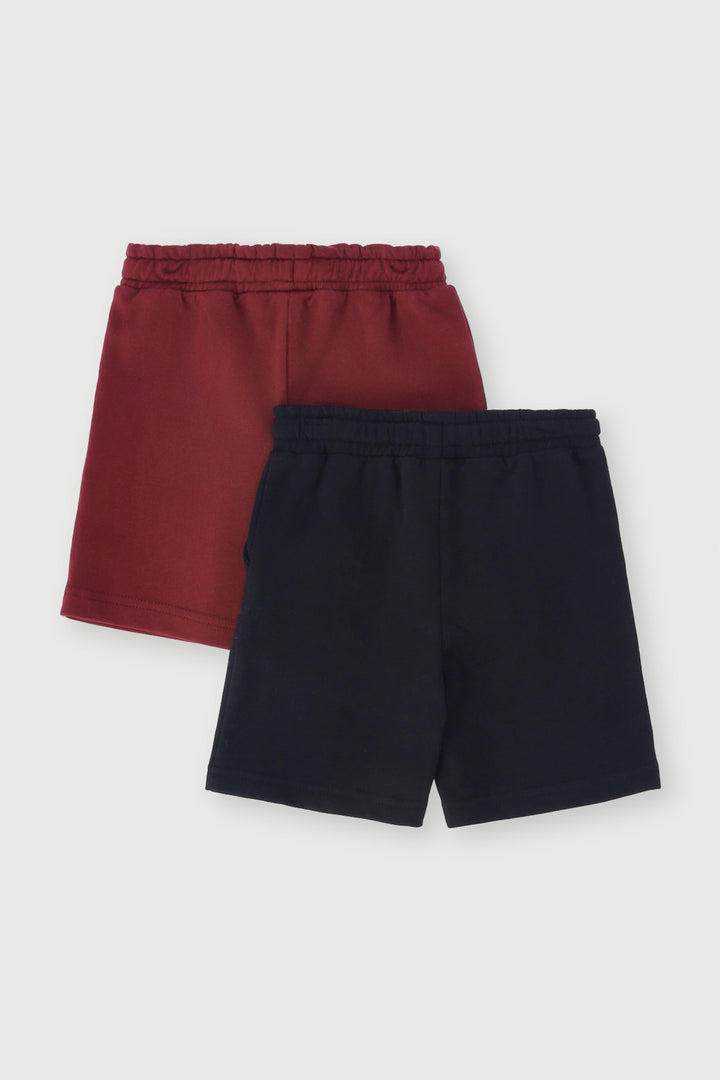 Pre-Boys 2 Pack Spiderman Shorts - Black/Red