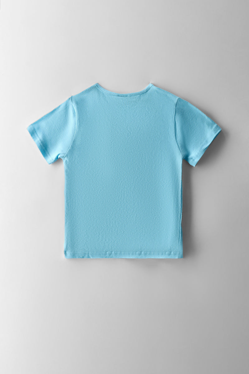 Girls Magic Fitted Tee - Aqua