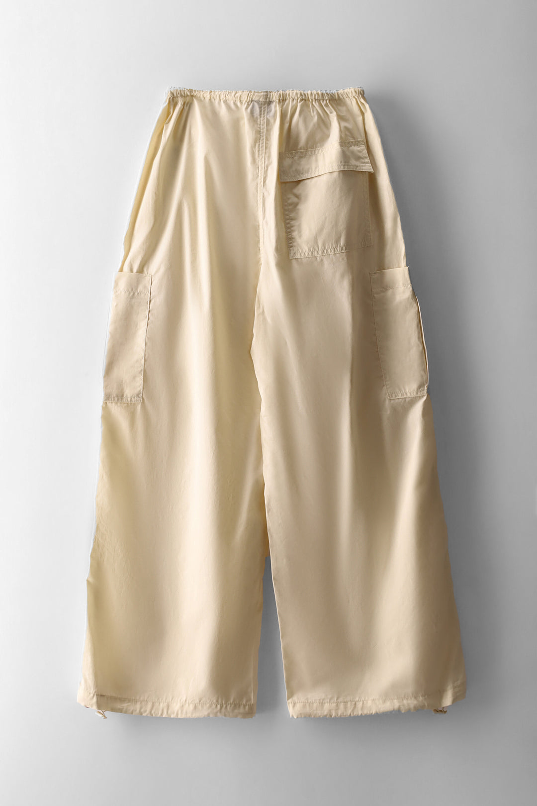 Girls Parachute Fashion Cargo Pants - Ecru
