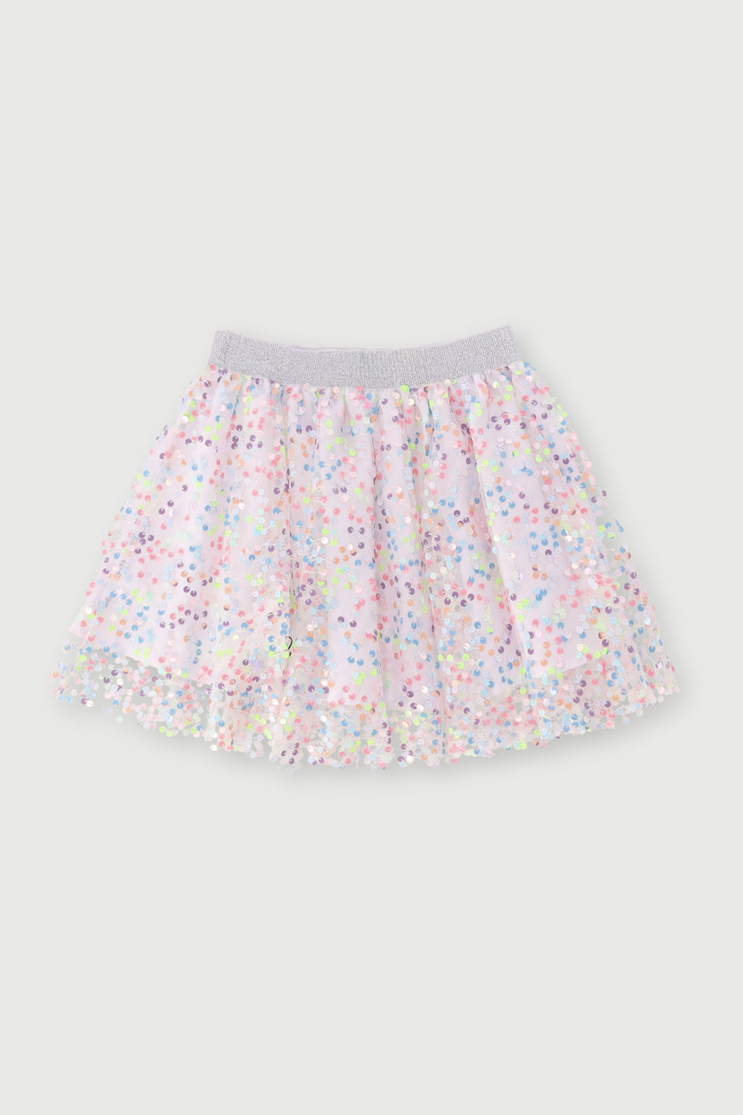 Pre-Girls Sequin Rara Skirt - White