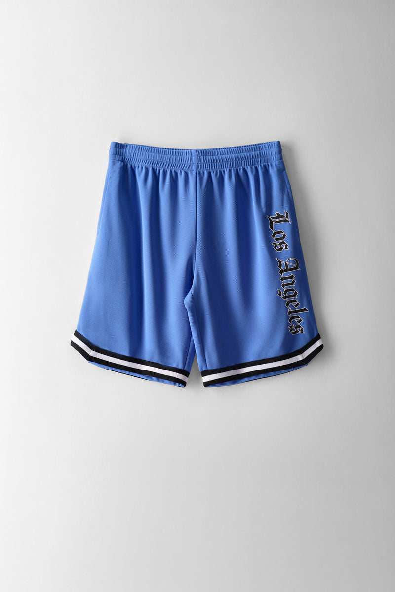 Boys Stripe La Sports Shorts - Blue