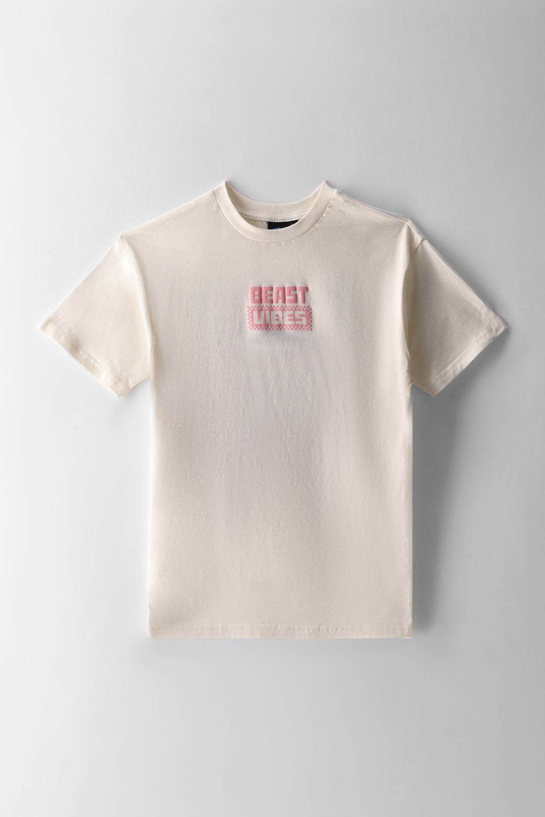 Boys Beast Vibes Oversized T-Shirt - Cream