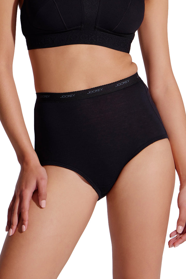 5 Pack Cotton Pearl Floral Pleasure Brief Panties - Multi