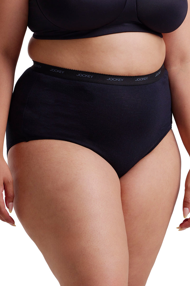 5 Pack Cotton Pearl Floral Pleasure Brief Panties - Multi