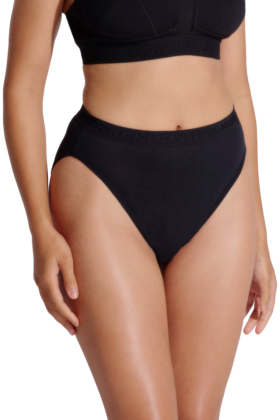 5 Pack Berry Stripe Hi-Cut Panties - Multi