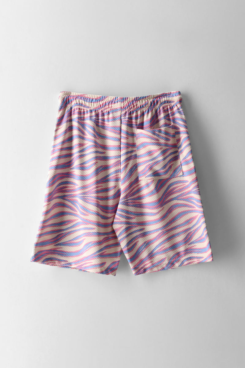 Boys Tiger Print Beast Mesh Shorts - Multi
