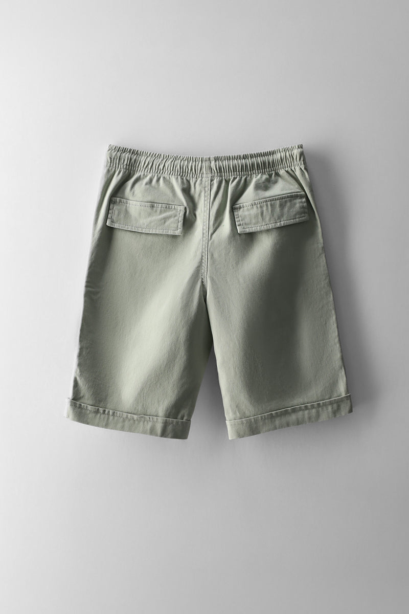Twill Pull On Short - Sage