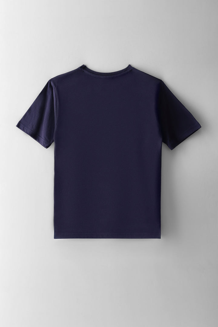 Boys Graffiti Gorilla Print T-Shirt - Navy