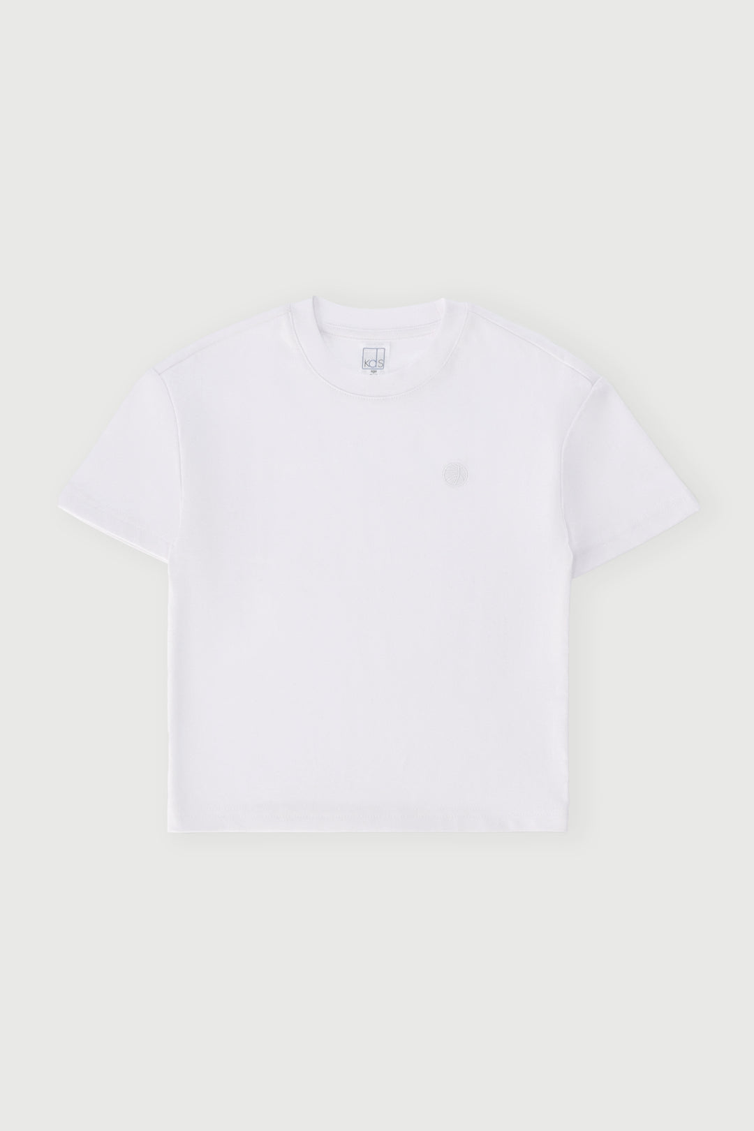 Pre-Boys Premium Embroidered Tee - White