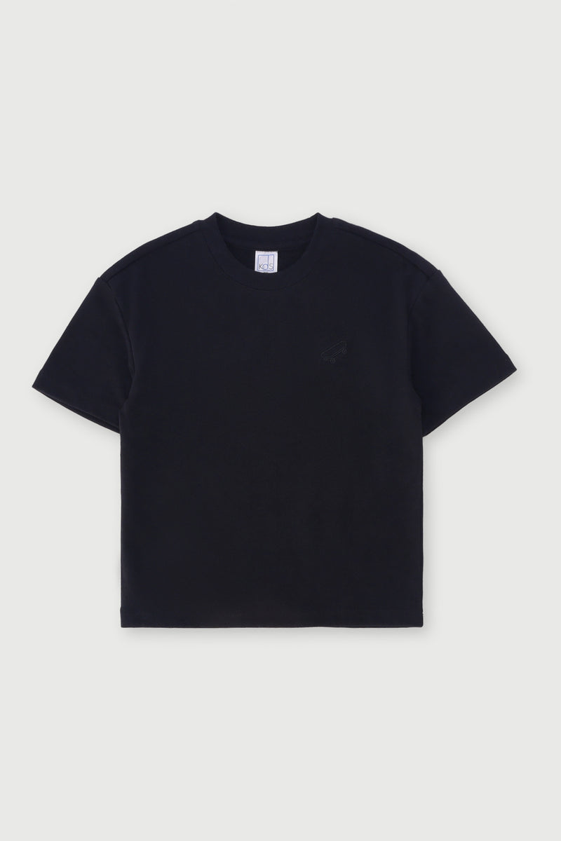 Pre-Boys Premium Embroidered Tee - Black