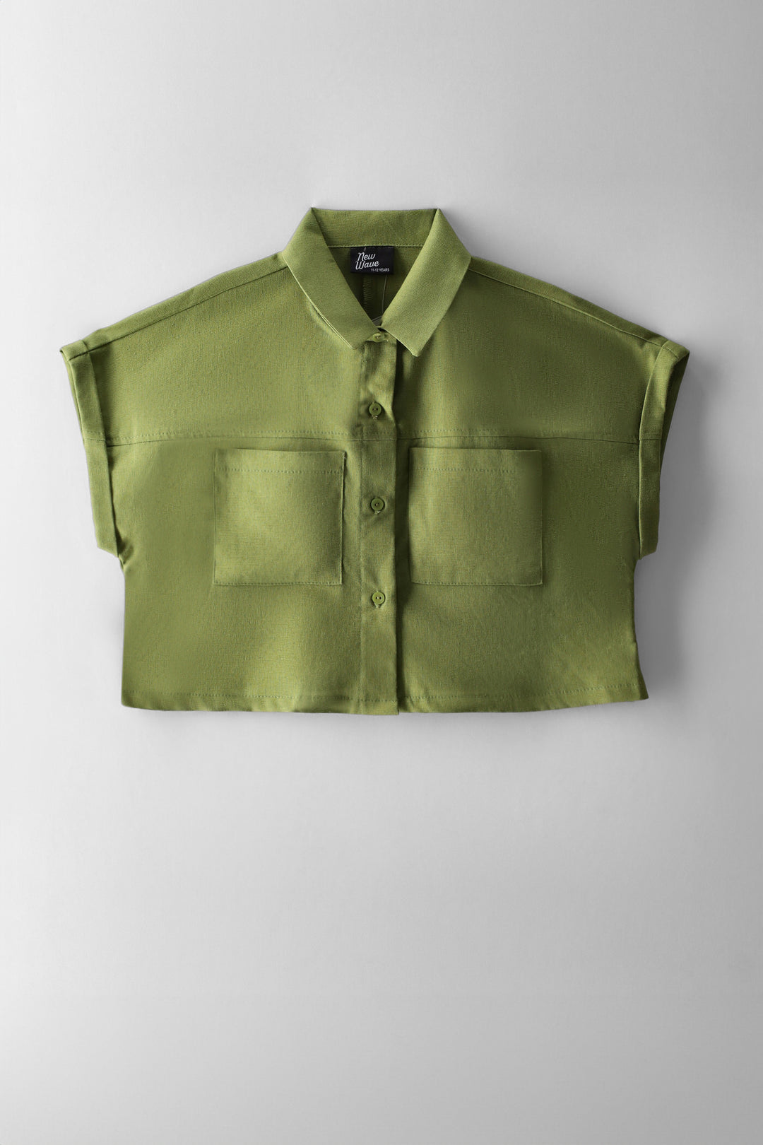 Girls Linen Shirt - Fatigue