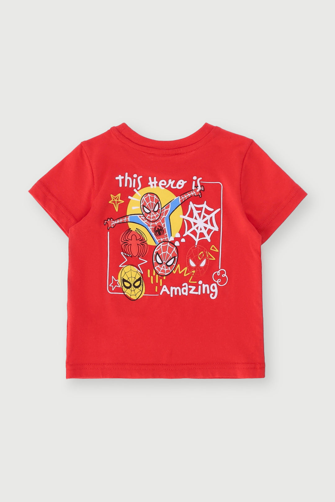 Baby Boys Spiderman Tee - Red