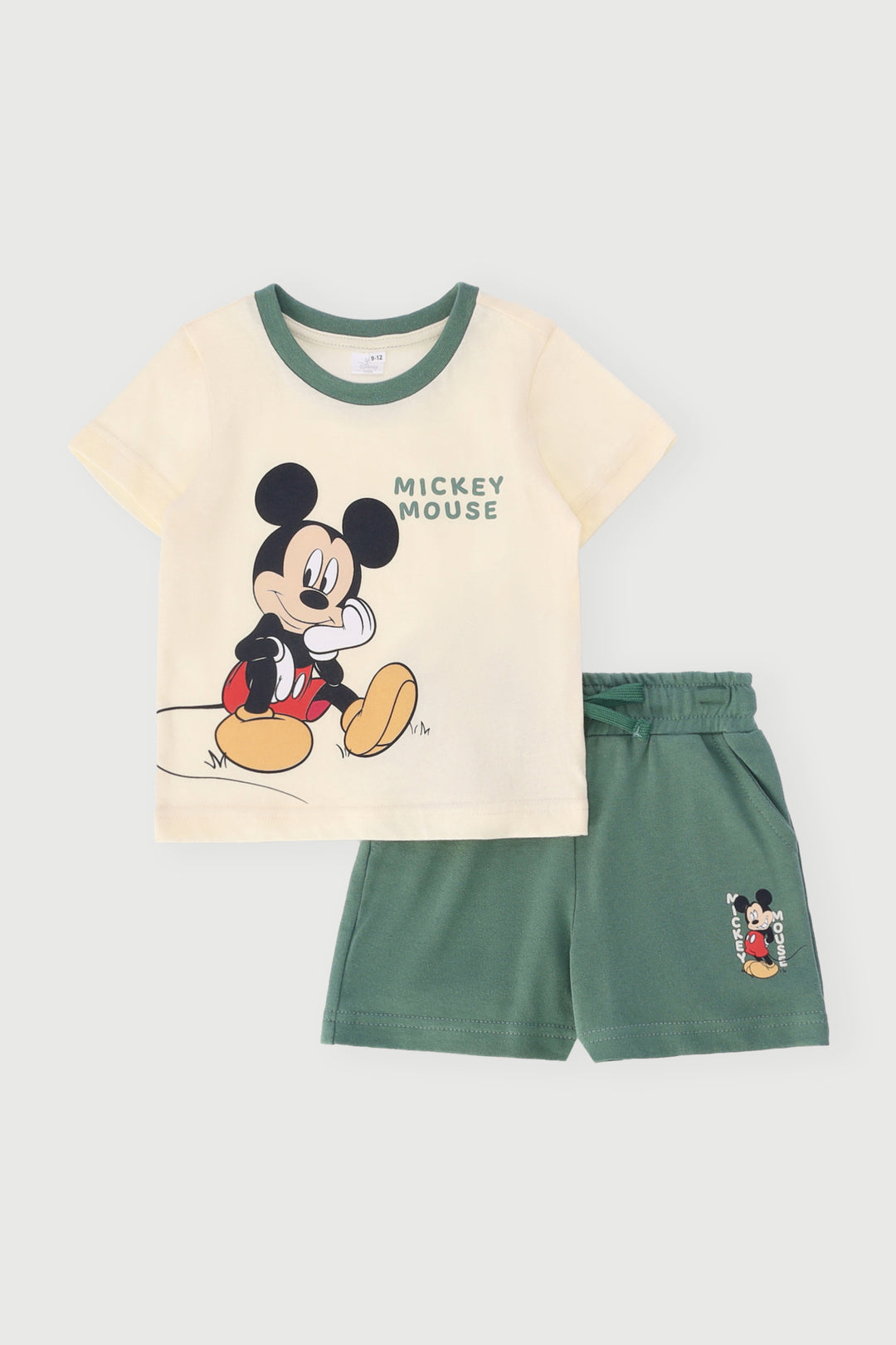 Baby Boys Mickey Short Set - Fatigue