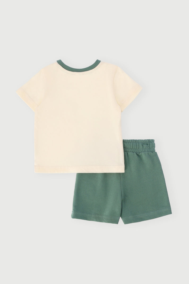 Baby Boys Mickey Short Set - Fatigue
