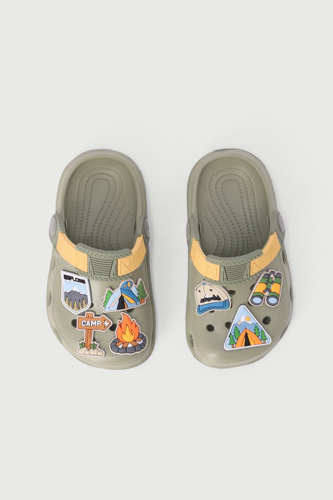 Pre-Boys Camping Clog - Green