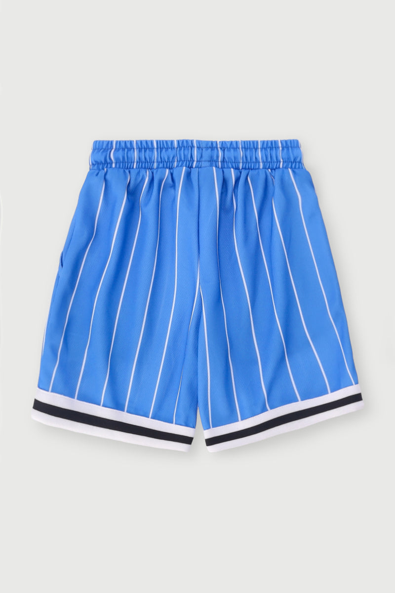 Pre-Boys Sports Mesh Colourblock Shorts - Blue