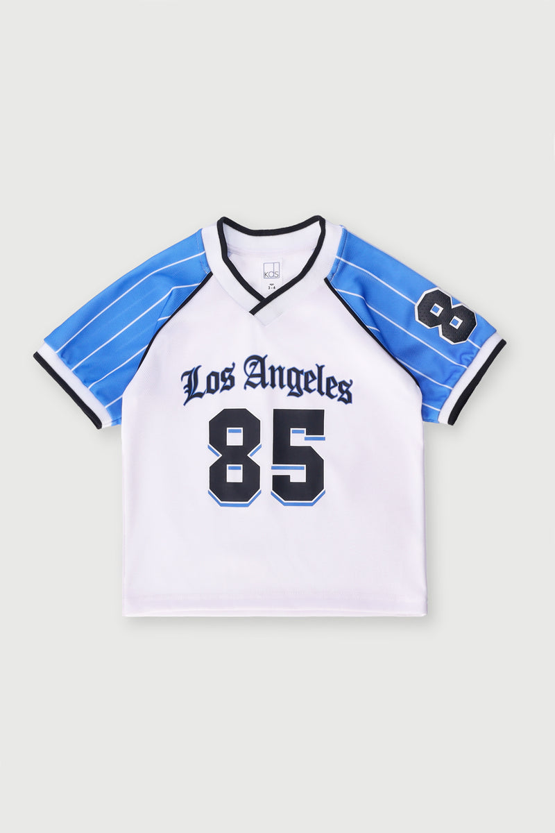 Pre-Boys Sports Mesh Tee - Blue