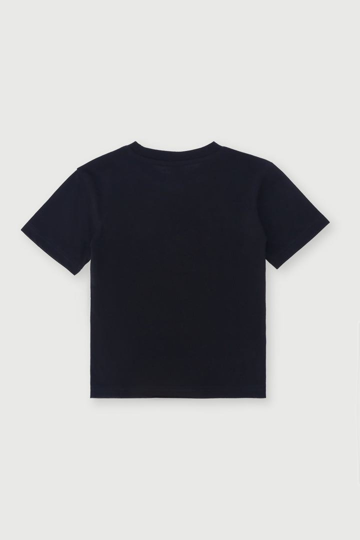 Pre-Boys Basketball 3D Puff Print Tee - Black