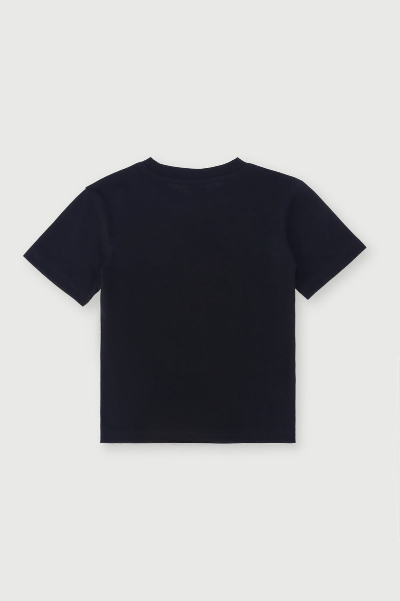 Pre-Boys Basketball 3D Puff Print Tee - Black